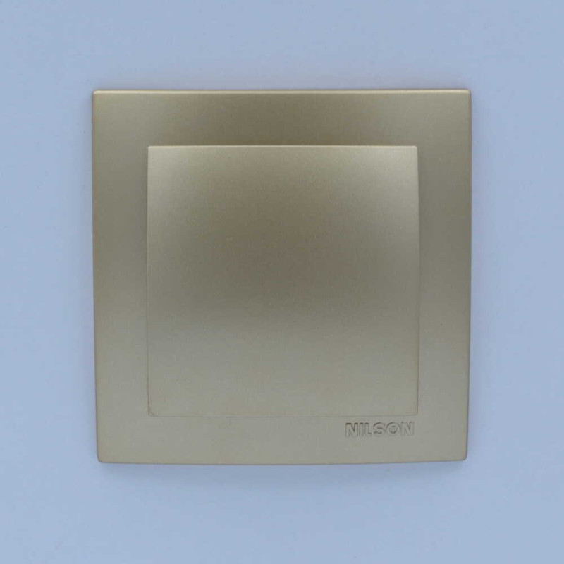 Выключатель одноклавишный NILSON Touran Золото 24151001