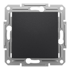 Выключатель одноклавишный SCHNEIDER Asfora антрацит EPH0100171