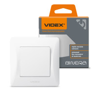 Выключатель одноклавишный VIDEX BINERA белый VF-BNSW1-W