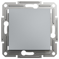 Выключатель одноклавишный SCHNEIDER Asfora сталь EPH0100162