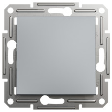 Выключатель одноклавишный SCHNEIDER Asfora сталь EPH0100162
