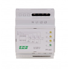 Автоматический переключатель фаз PF-441 3×400 В+N 16 A F&F