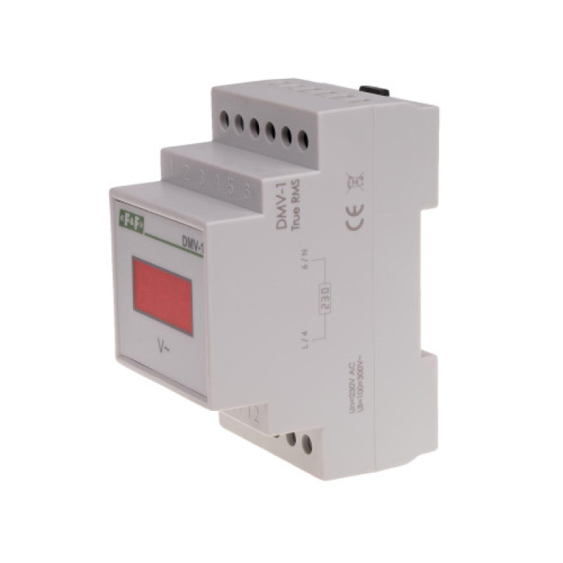 Вольтметр модульный DMV-1RMS 230 B AC-F&F
