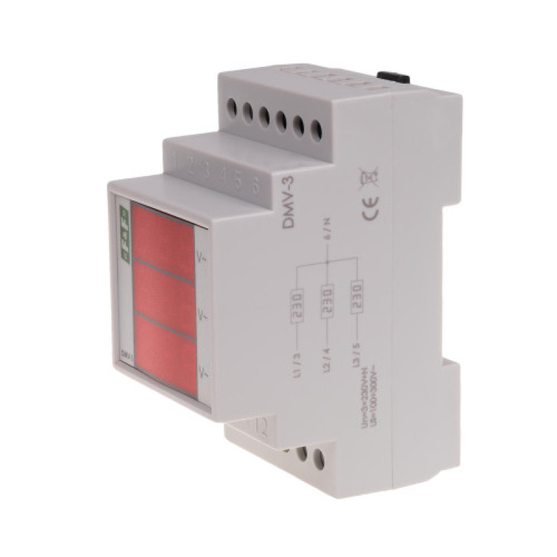 Вольтметр модульный DMV-3 230 B AC-F&F