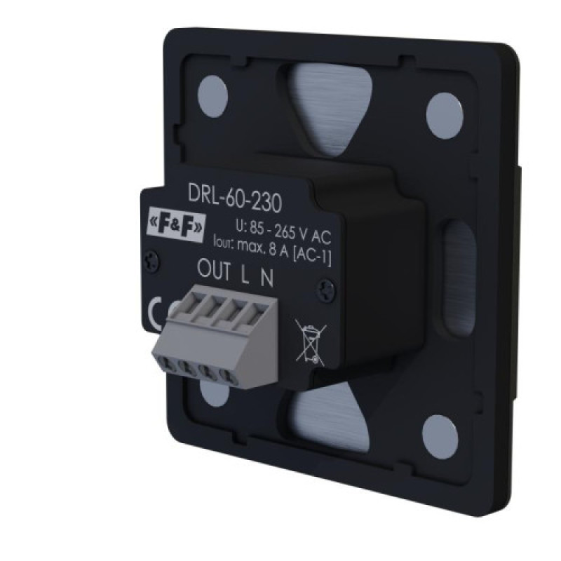 Датчик движения лазерный DRL-60-230-9 165÷265 В AC 16 A F&F