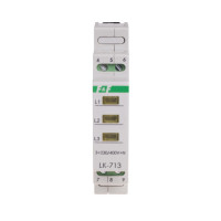 Индикатор LK-713Y 3×230 V+N- F&F