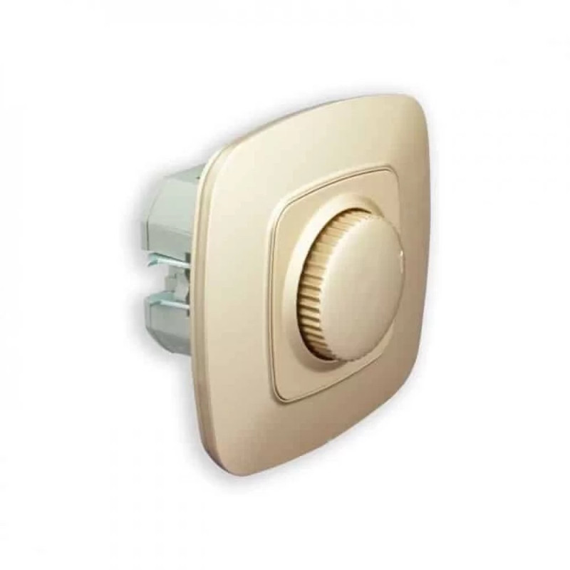 Діммер 600W 250V золотий+чорний ELA (112-007-0018-040) Horoz Electric