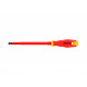 Викрутка плоска діелектрична ізольована шліц SL8.0 x 175 мм. VDE до 1000V, YT-2820 YATO