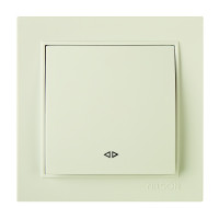 Выключатель промежуточный одноклавишный NILSON Thor крем 27121010