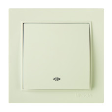 Выключатель промежуточный одноклавишный NILSON Thor крем 27121010