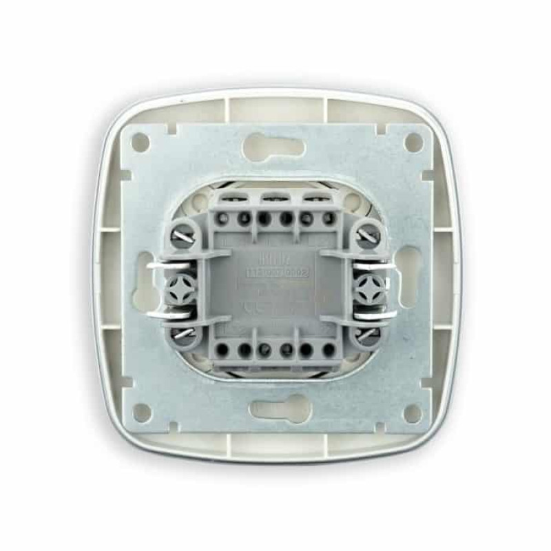 Вимикач вбудований 2-клавішний 10А 250V золотий ELA (112-007-0002-030) Horoz Electric