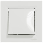 Выключатель перекрестный одноклавишный SCHNEIDER Asfora белый с рамкой EPH0500121