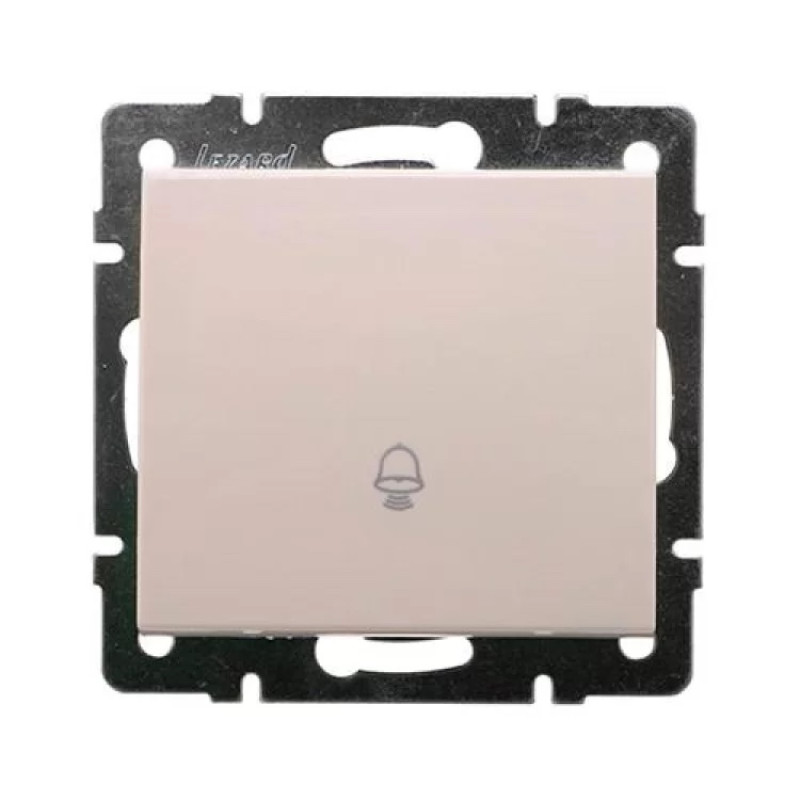 Кнопка дзвінка Rain Крем 703-0388-103