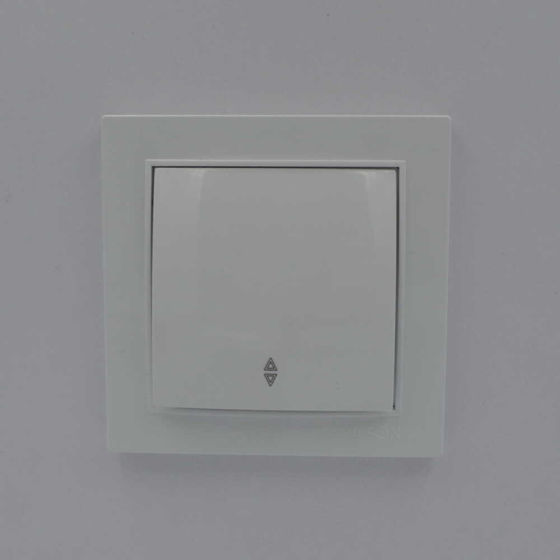 Выключатель проходной одноклавишный NILSON Thor белый 27111007