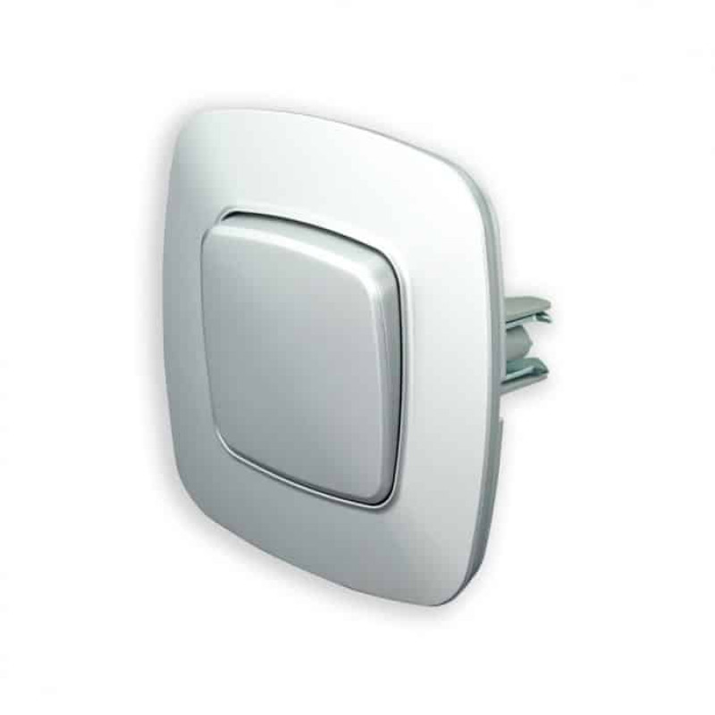 Выключатель встроенный 1-клавишный 10А 250V серебро ELA (112-007-0001-020) Horoz Electric