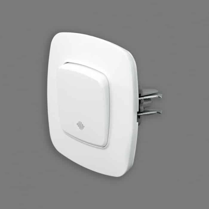 Выключатель встроенный 1-клавишный с подсветкой 10А 250V белый ELA (112-007-0003-010) Horoz Electric