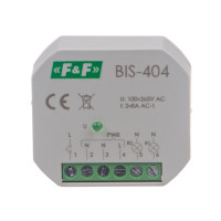 Реле импульсное BIS-404 165÷265 В AC 2×8 A F&F
