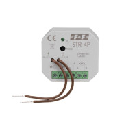 Реле управления ролокассетами STR-4P 10÷27 V DC 6 A / 24 V F&F