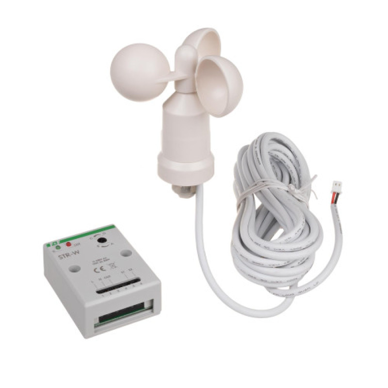 Реле управления ролокассетами STR-W 100÷265 V AC/DC датчик ветра F&F