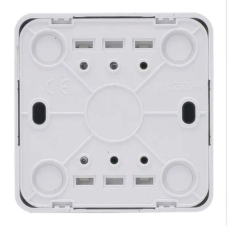 Выключатель 1-й проходной белый 751-0200-105 VIOLA