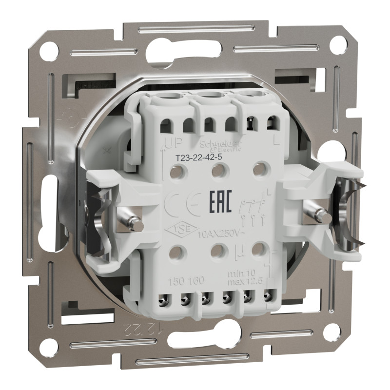 Выключатель трехклавишный SCHNEIDER Asfora бронза EPH2100169