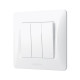 Вимикач триклавішний VIDEX BINERA білий VF-BNSW3-W