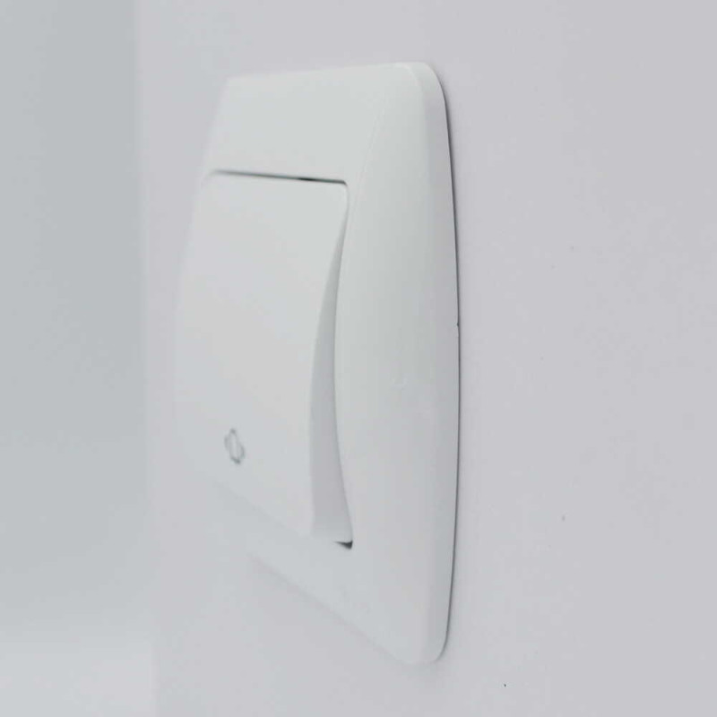 Кнопка звонка EL-BI Zirve белая (501-010201-207)