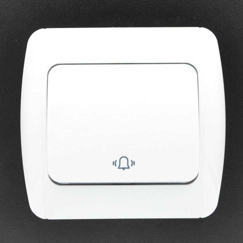 Кнопка звонка EL-BI Zirve белая (501-010201-207)
