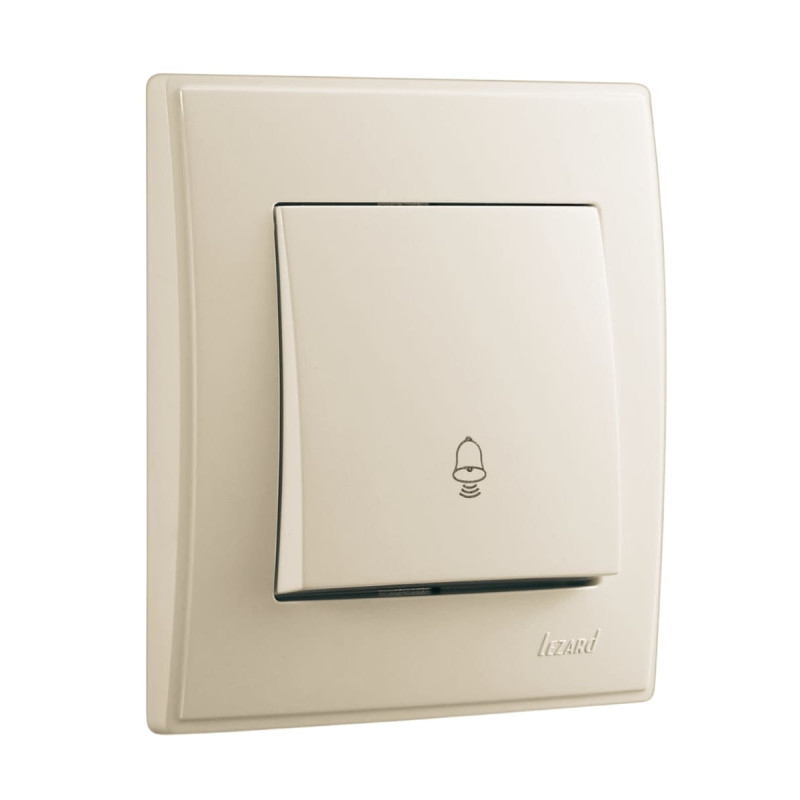Кнопка звонка LEZARD Lesya крем 705-0303-103