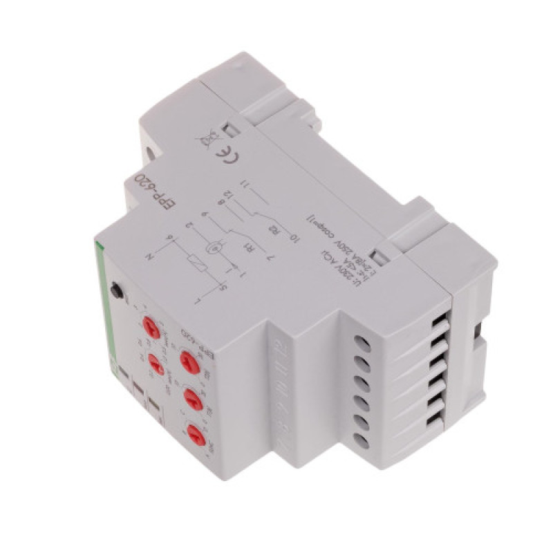 Реле тока EPP-620 230 В AC 2 x 8 A, диапазон 0,5÷5 A F&F