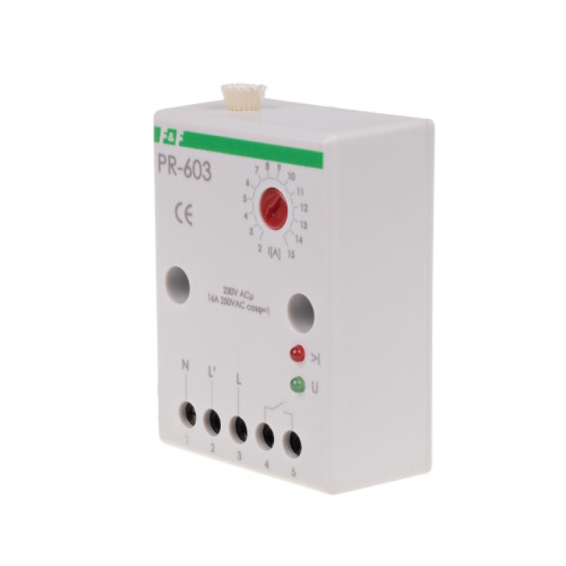 Приоритетное реле тока PR-603 230 В AC 2÷15 A F&F