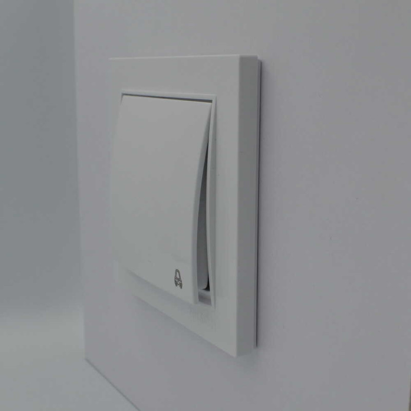 Кнопка звонка NILSON Thor белая 27111012