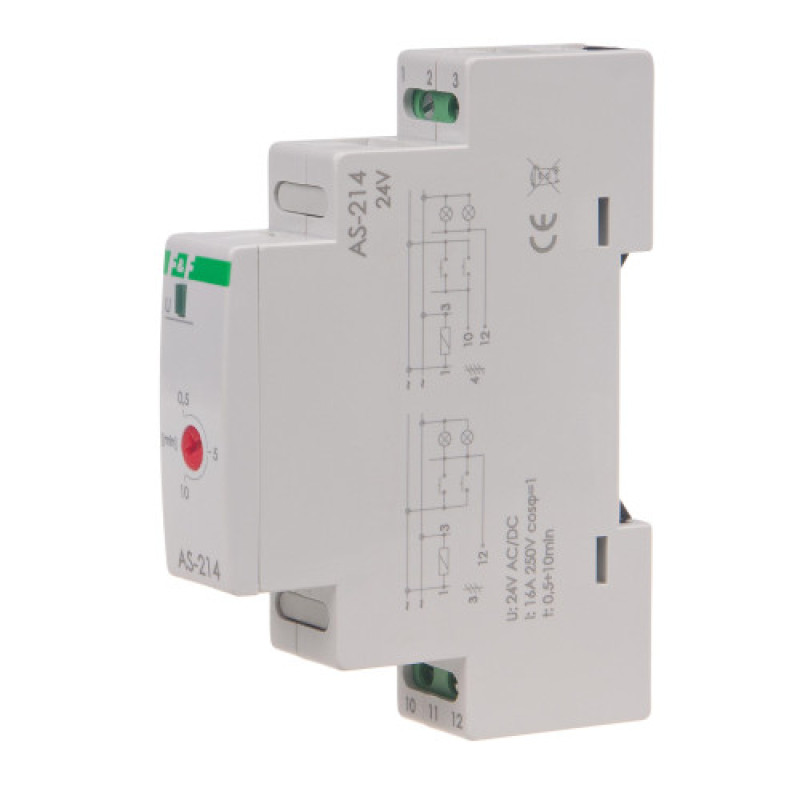 Реле лестничное AS-214 21÷27 В AC/DC 16 А F&F