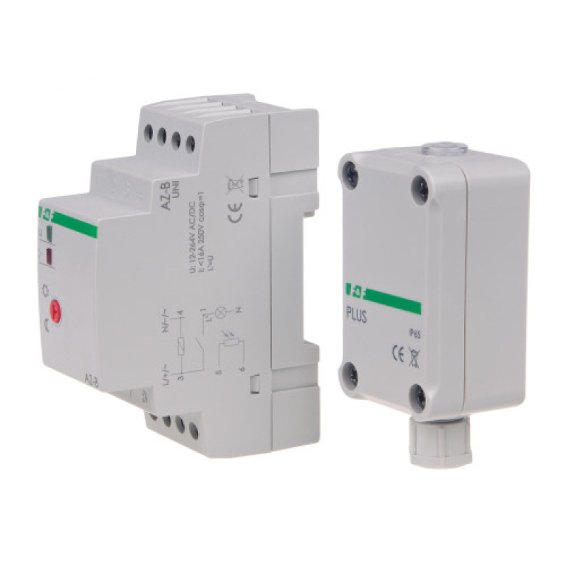 Реле сумеречное AZ-B-PLUS-UNI 12÷264 В AC/DC 16 А F&F