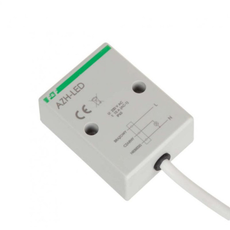 Реле сутінкове AZH-LED 195÷253 В AC 10 А (160 A/20 мс) F&F