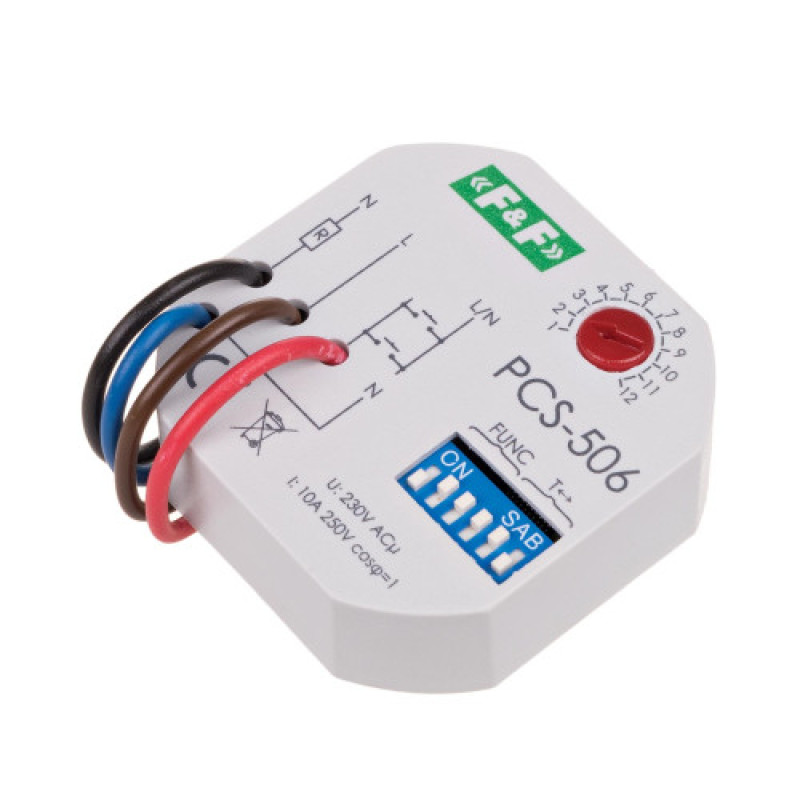 Реле часу електронне PCS-506 195÷253 В AC 10 А F&F