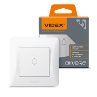 Кнопка звонка VIDEX BINERA белый (VF-BNDB1-W)