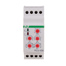 Реле времени электронное PCU-520-24V 21÷27 AC/DC 2×8 A F&F