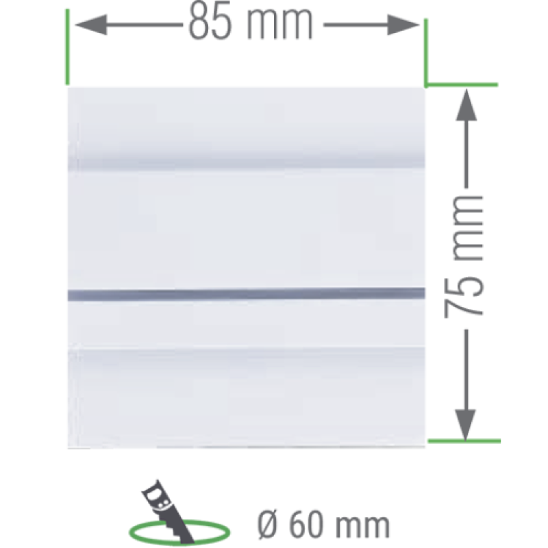 Светильник лестничный LS-LWW LINA Белый F&F