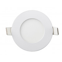 Врезная светодиодная панель LEZARD 3W 240Lm 6400K круг 464RRP-03