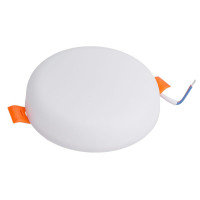 Врезная светодиодная круглая панель LEZARD 9Вт 6400K 855Lm без рамки 100-CCEL-6409