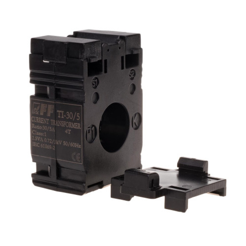 Трансформатор струму вимірювальний TI-30-5 30 / 5 з замкнутим сердечником F&F