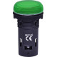 Лампа сигнальная LED матовая ECLI-22-240A-G 240V AC (зеленая)* ETI (4771231)