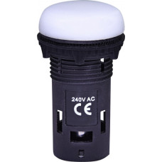 Лампа сигнальная LED матовая ECLI-22-240A-W 240V AC (белая)* ETI (4771235)