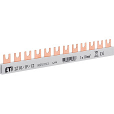 Шина питания IZ 10/1F/12 (10мм2, 1P, 0.21м, Fork, 12mod.) ETI 2921143