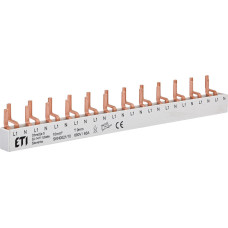 Шина питания IZ-SKN0021/10 (10мм2, 1P+N, 0.22м, Pin, 12mod.) ETI 2921150