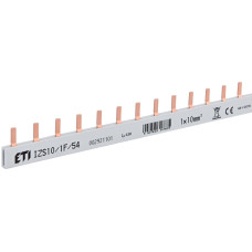 Шина питания IZS 10/1F/54 (10мм2, 1P, 1м, Pin, 54mod.) ETI 2921101