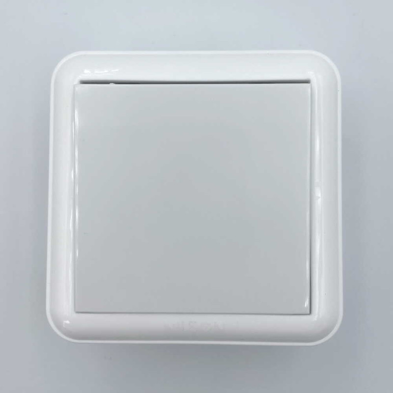 Вимикач Nilson Unique білий 1кл ( 28111001 )