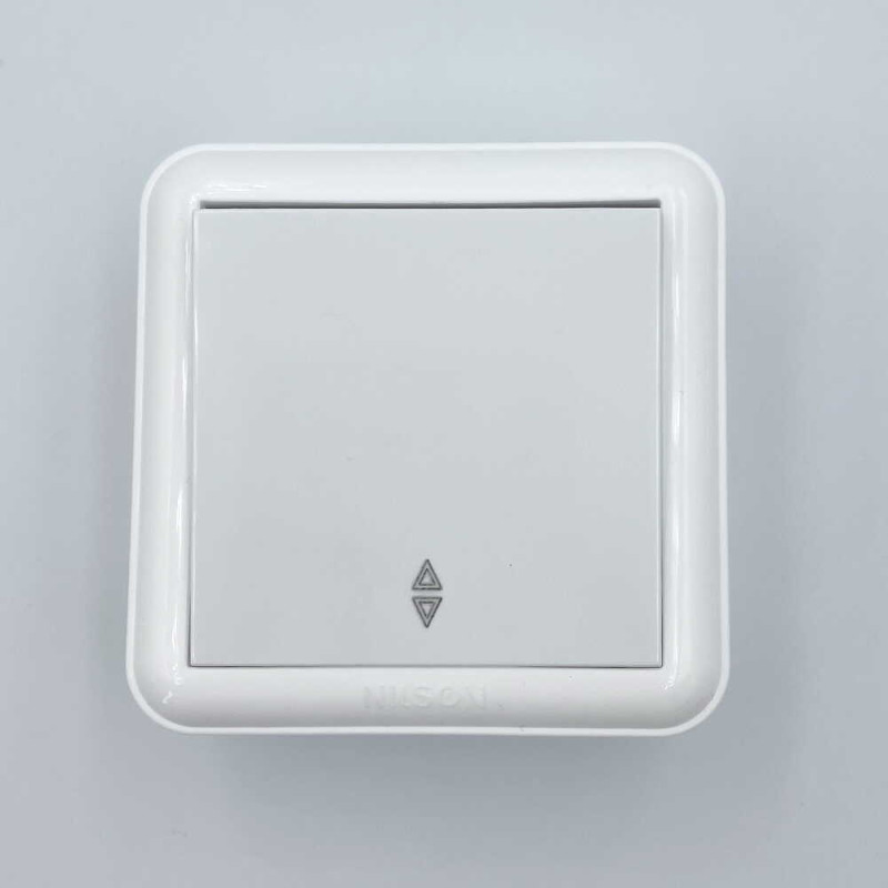 Вимикач Nilson Unique білий 1кл прохідний ( 28111007 )