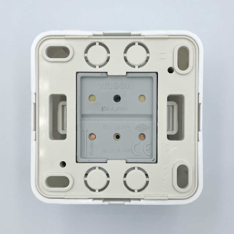 Выключатель Nilson Unique белый 2кл (28111003)